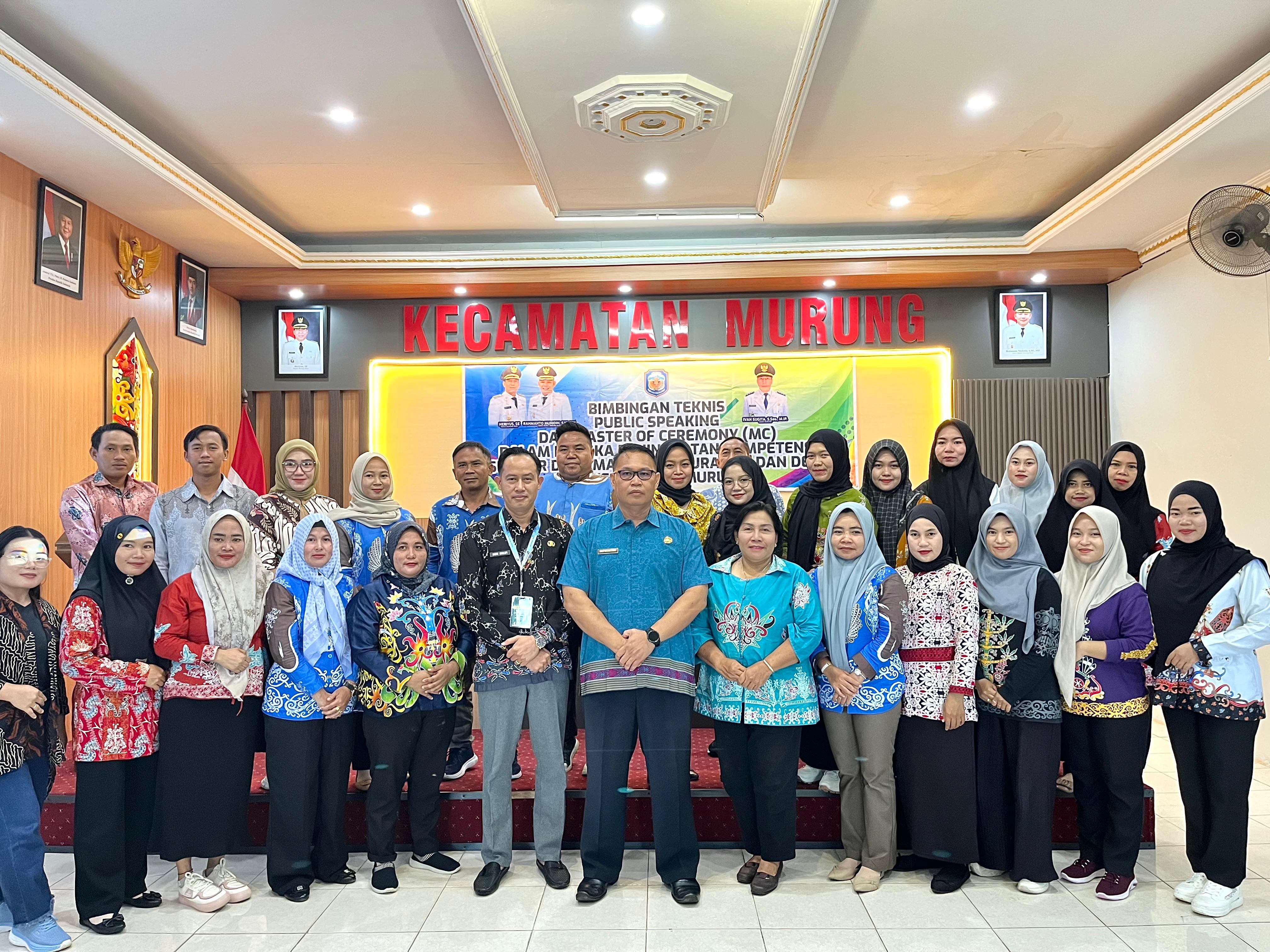 Foto Bimbingan Teknis Master of Ceremony (MC) dan Publik Speaking